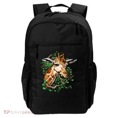 Wildlife - Big Face Giraffe Portrait Backpack