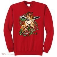 Wildlife - Big Face Giraffe Portrait Sweatshirt thumb 0