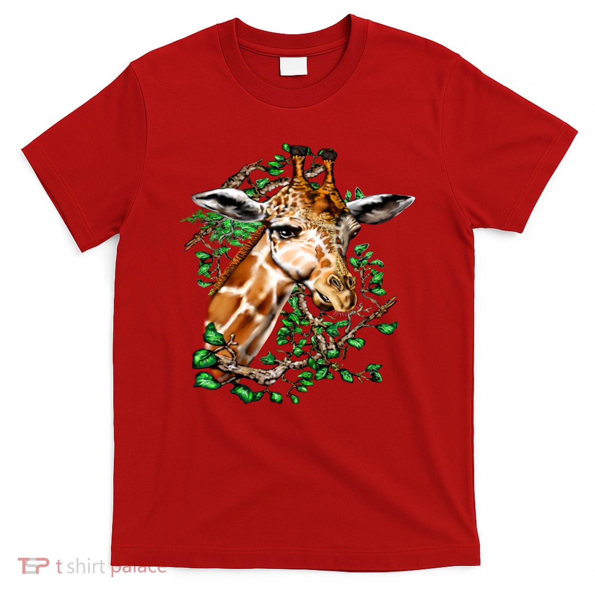 Wildlife - Big Face Giraffe Portrait T-Shirt
