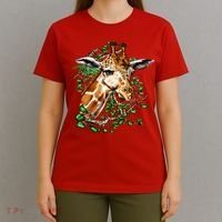Wildlife - Big Face Giraffe Portrait T-Shirt thumb 4