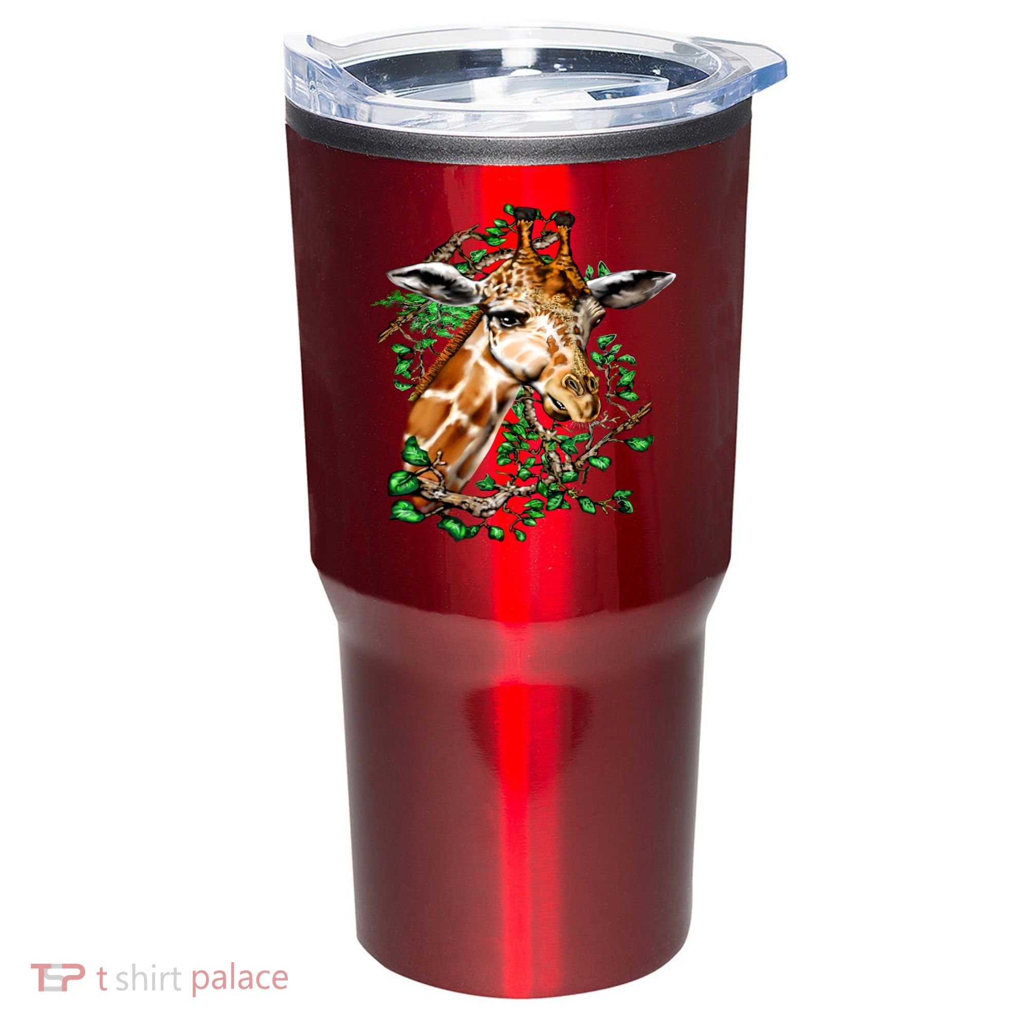 Wildlife - Big Face Giraffe Portrait Tumbler