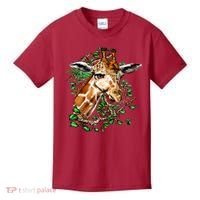 Wildlife - Big Face Giraffe Portrait Kids T-Shirt thumb 0