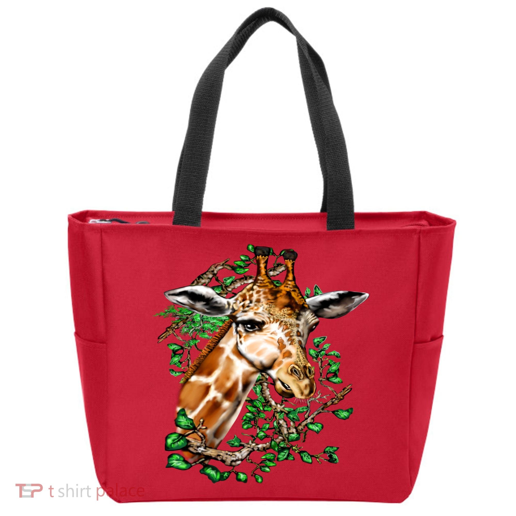 Wildlife - Big Face Giraffe Portrait Tote Bag