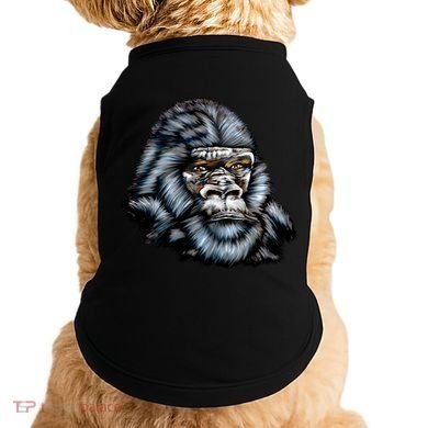 Wildlife - Big Face Gorilla Portrait Doggie Tank