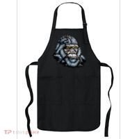 Wildlife - Big Face Gorilla Portrait Apron thumb 0
