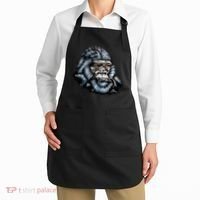 Wildlife - Big Face Gorilla Portrait Apron thumb 2