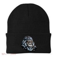 Wildlife - Big Face Gorilla Portrait Beanie thumb 0