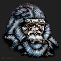 Wildlife - Big Face Gorilla Portrait Tumbler thumb 3