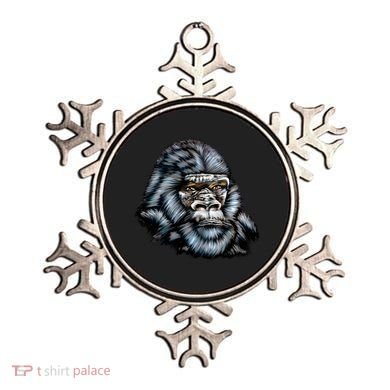 Wildlife - Big Face Gorilla Portrait Ornament