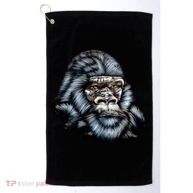 Wildlife - Big Face Gorilla Portrait Golf Towel