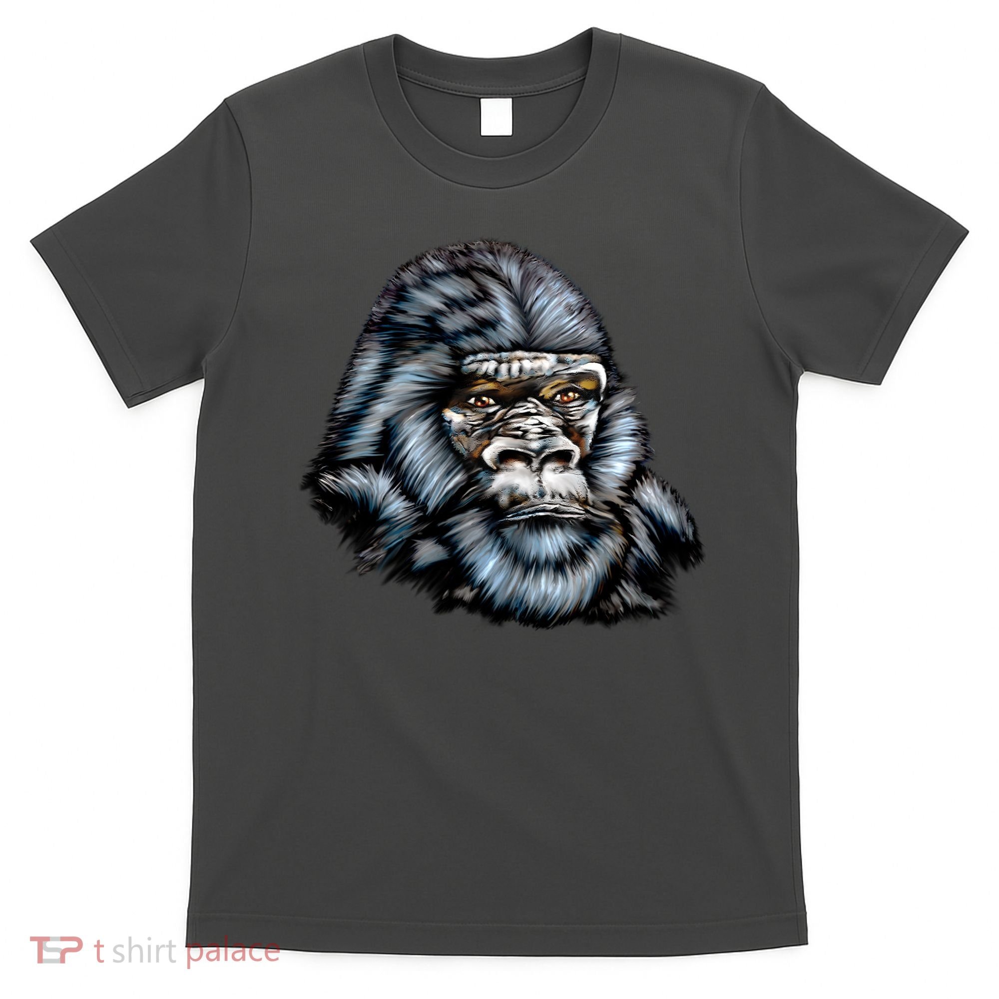 Wildlife - Big Face Gorilla Portrait T-Shirt