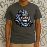 Wildlife - Big Face Gorilla Portrait T-Shirt thumb 3