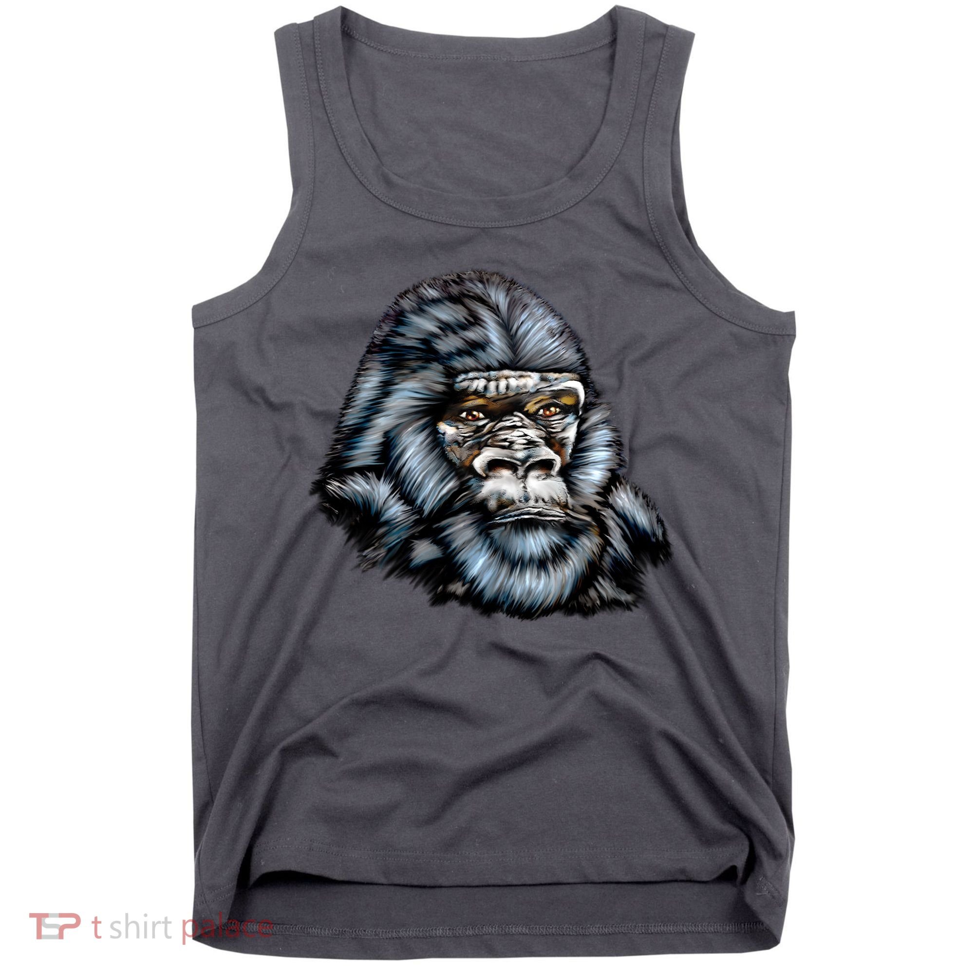 Wildlife - Big Face Gorilla Portrait Tank Top