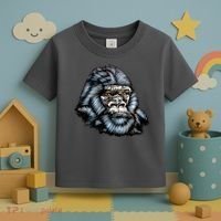 Wildlife - Big Face Gorilla Portrait Toddler T-Shirt thumb 3