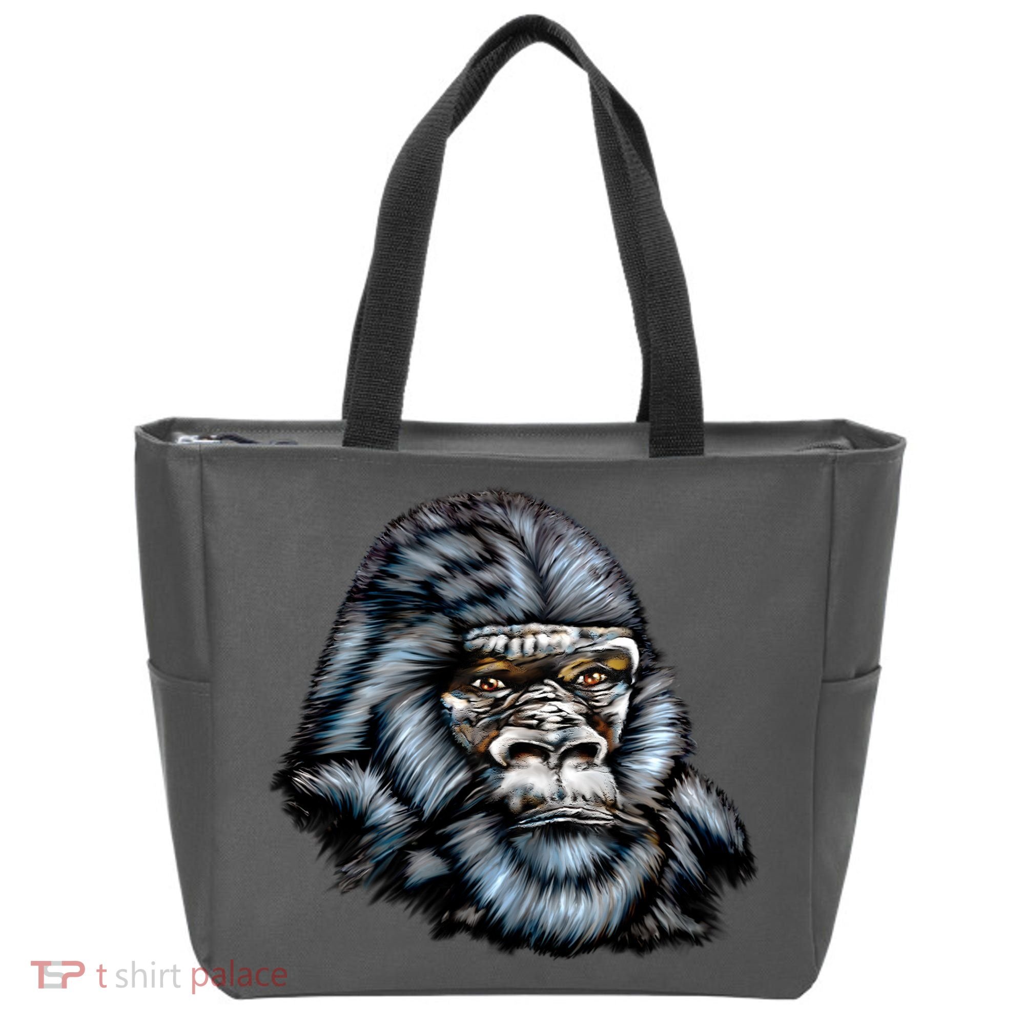 Wildlife - Big Face Gorilla Portrait Tote Bag