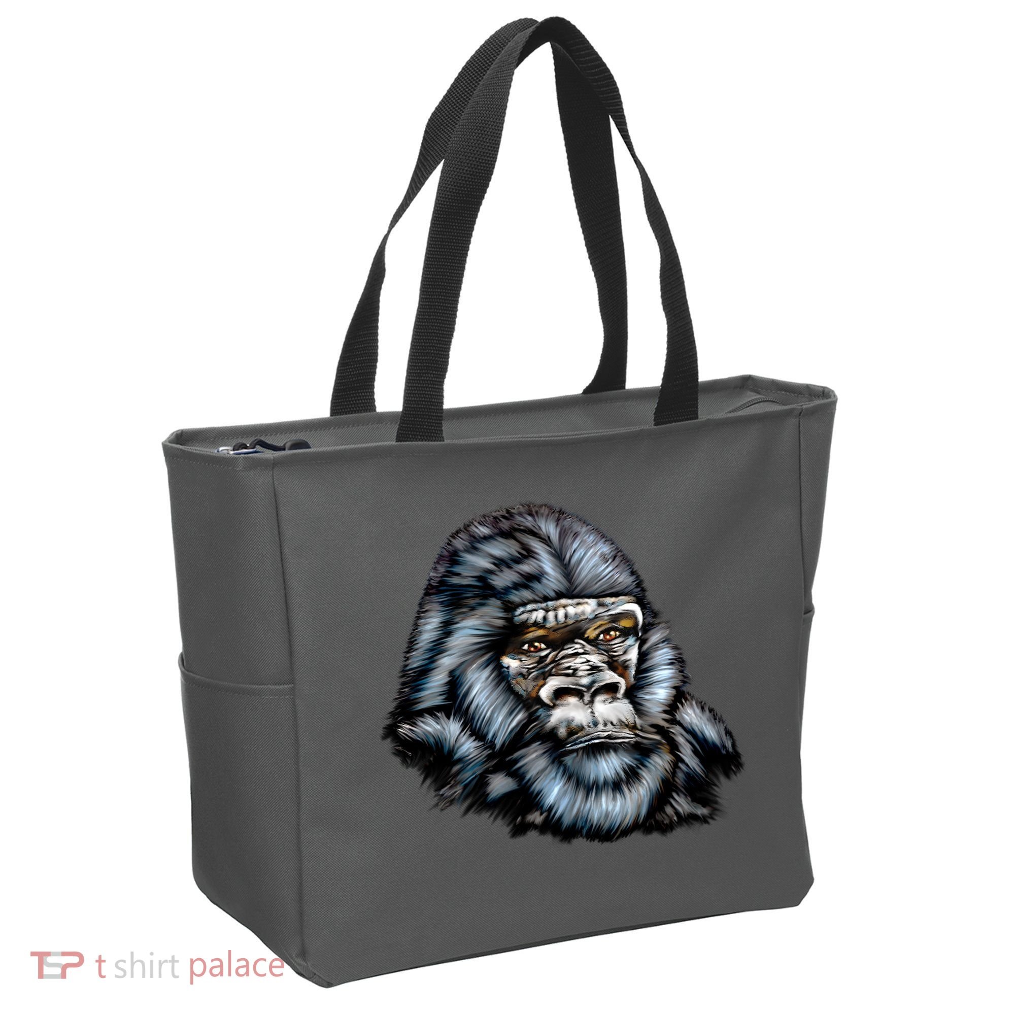 Wildlife - Big Face Gorilla Portrait Tote Bag