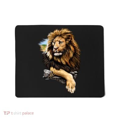 Wildlife - Big Face Proud Lion Portrait Mousepad