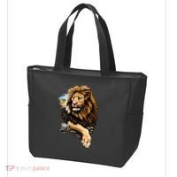 Wildlife - Big Face Proud Lion Portrait Tote Bag thumb 3