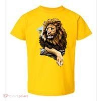 Wildlife - Big Face Proud Lion Portrait Toddler T-Shirt thumb 0