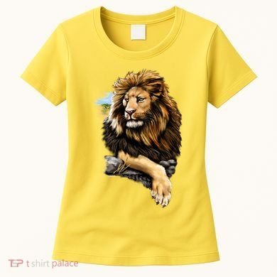 Wildlife - Big Face Proud Lion Portrait Women's T-Shirt