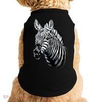 Wildlife - Big Face Zebra Up Close Portrait Doggie Tank thumb 0