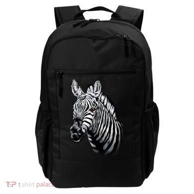 Wildlife - Big Face Zebra Up Close Portrait Backpack