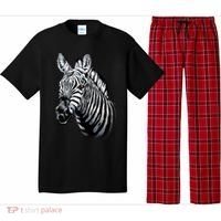 Wildlife - Big Face Zebra Up Close Portrait Pajama Set thumb 0