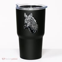Wildlife - Big Face Zebra Up Close Portrait Tumbler thumb 0