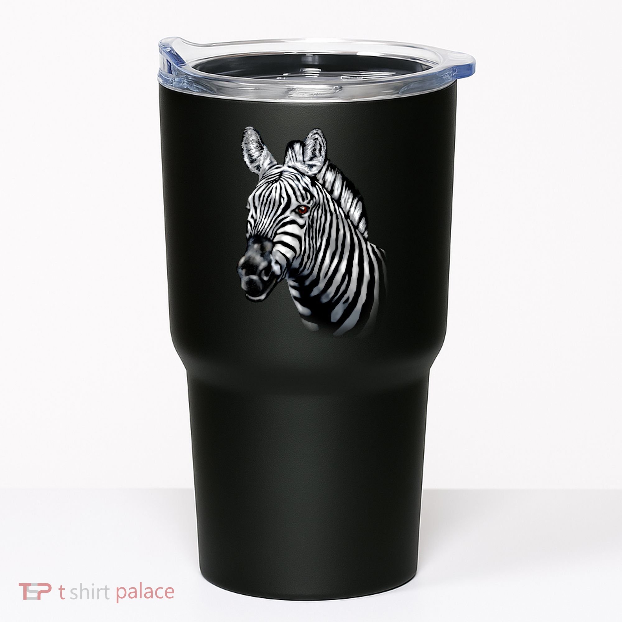 Wildlife - Big Face Zebra Up Close Portrait Tumbler