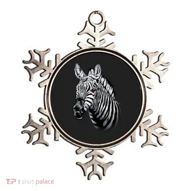 Wildlife - Big Face Zebra Up Close Portrait Ornament