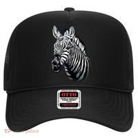 Wildlife - Big Face Zebra Up Close Portrait Hat thumb 0