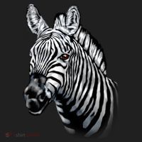 Wildlife - Big Face Zebra Up Close Portrait Hat thumb 2