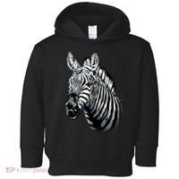 Wildlife - Big Face Zebra Up Close Portrait Toddler Hoodie thumb 0