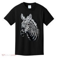 Wildlife - Big Face Zebra Up Close Portrait Kids T-Shirt thumb 0