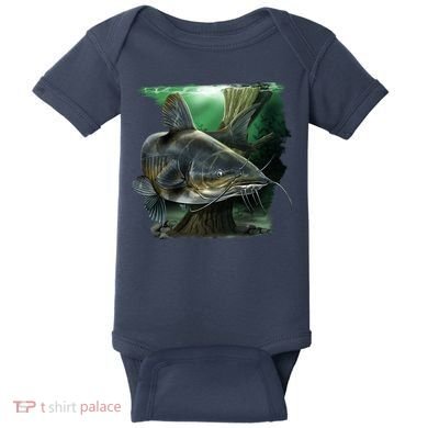 Wildlife - Catfish Swim Baby Bodysuit