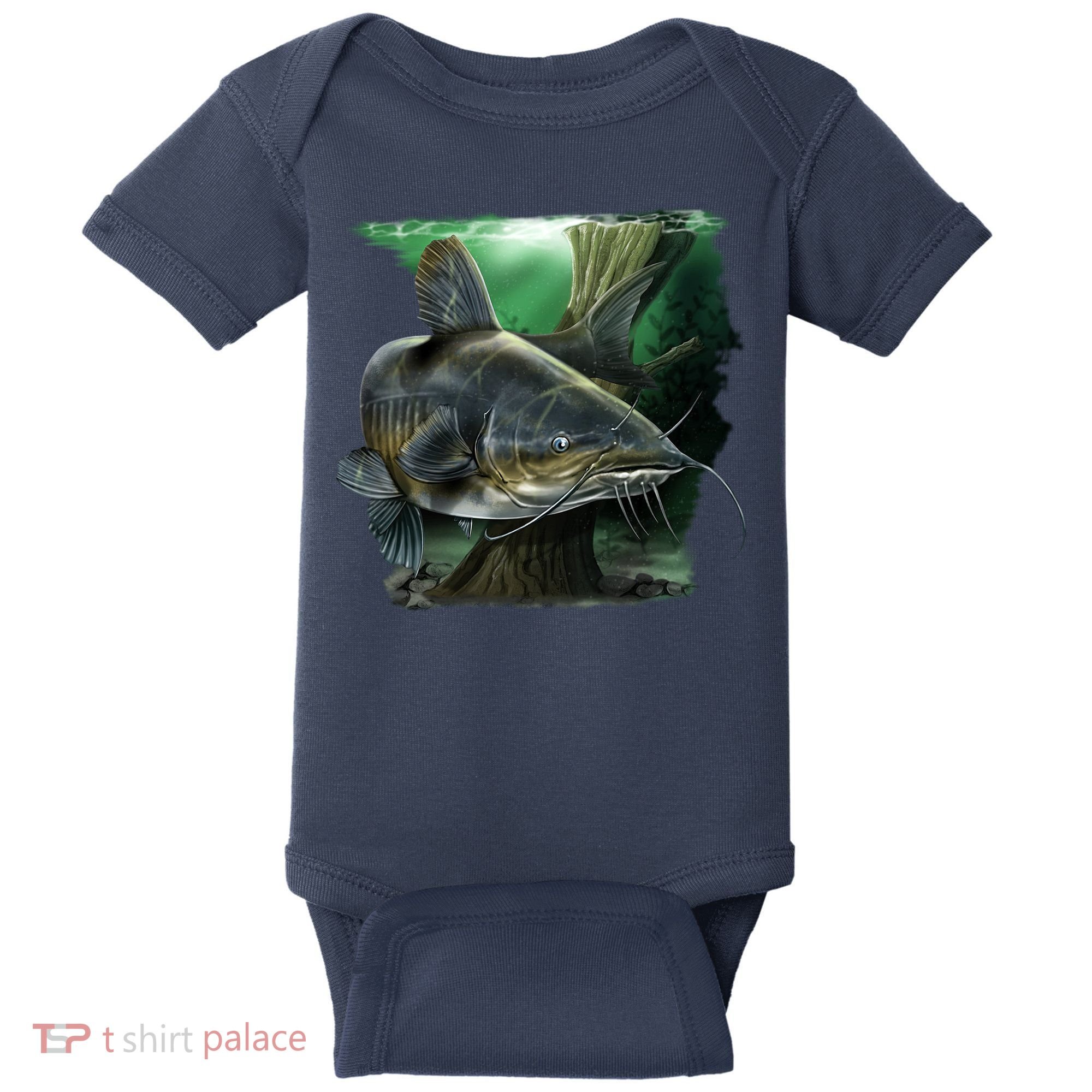 Wildlife - Catfish Swim Baby Bodysuit