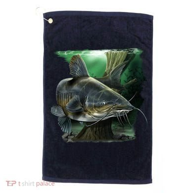 Wildlife - Catfish Swim Golf Towel