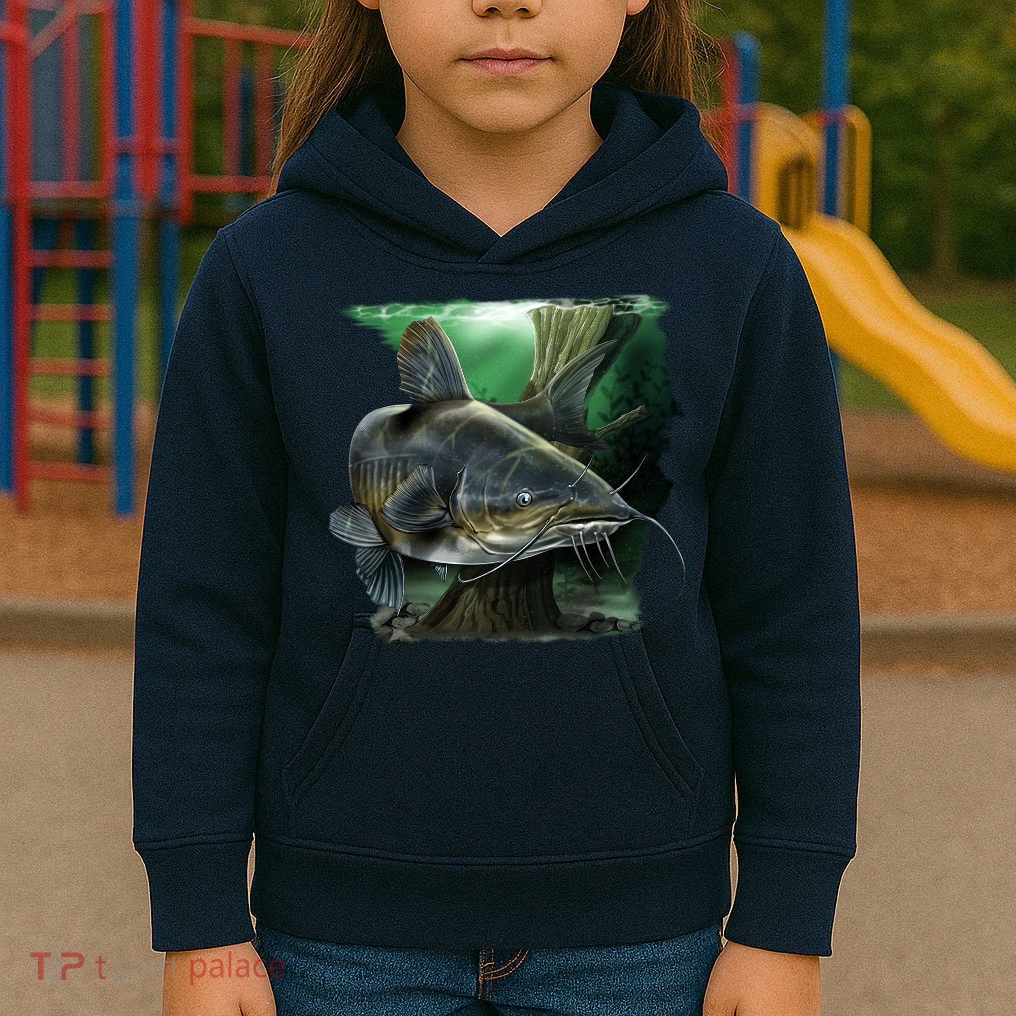 Wildlife - Catfish Swim Kids Hoodie
