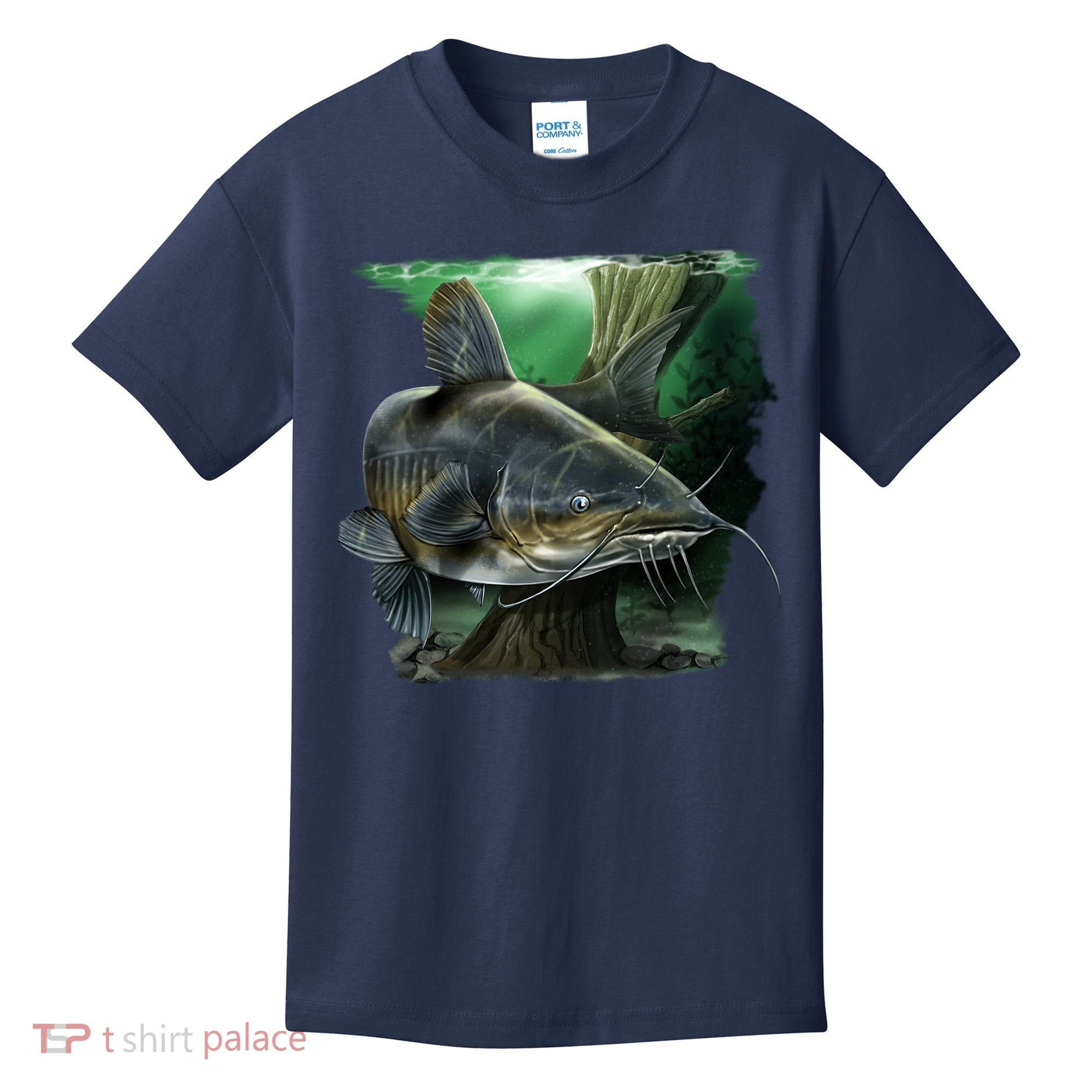Wildlife - Catfish Swim Kids T-Shirt