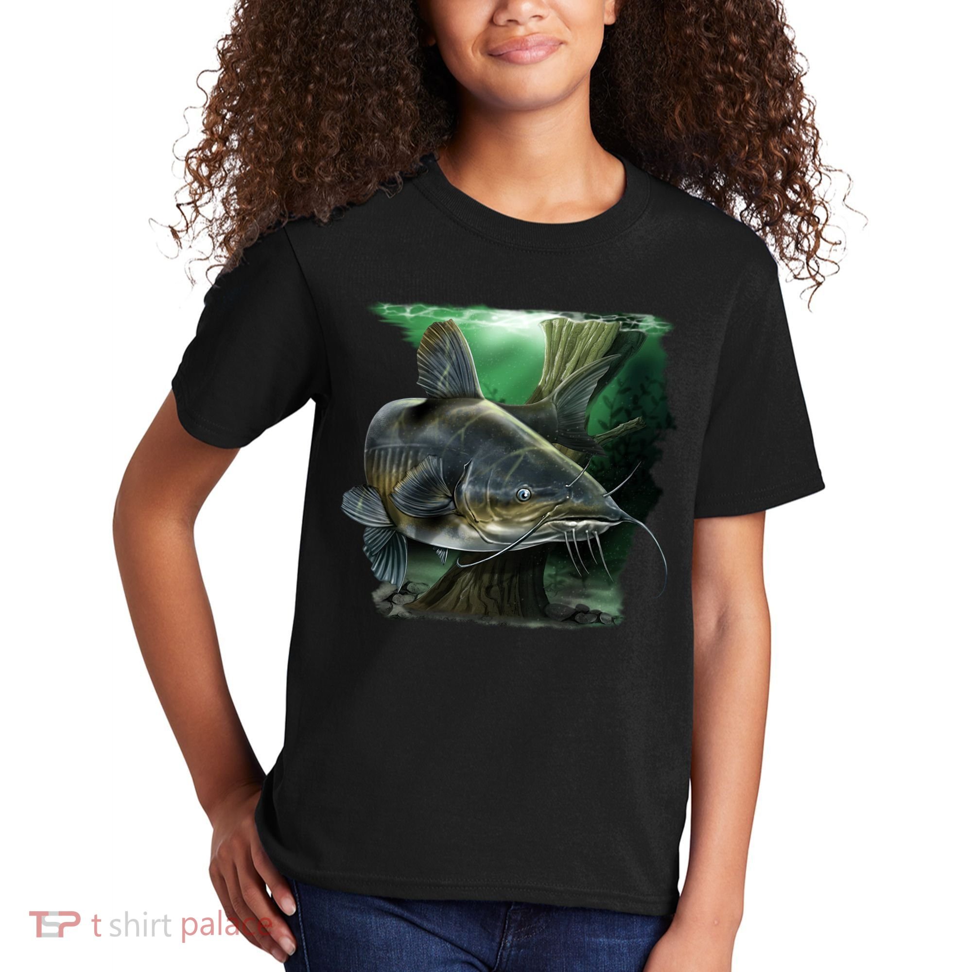 Wildlife - Catfish Swim Kids T-Shirt