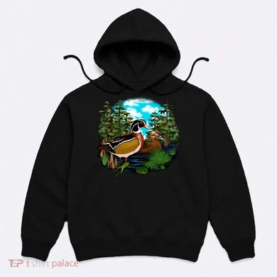 Wildlife - Ducks Portrait Hoodie