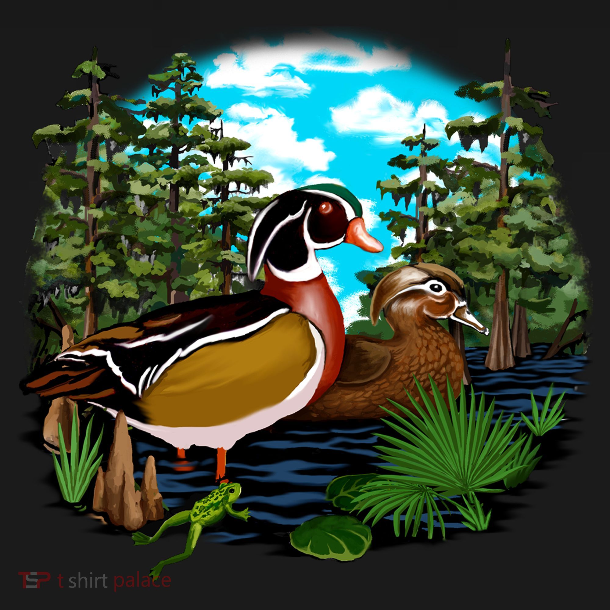 Wildlife - Ducks Portrait Hoodie