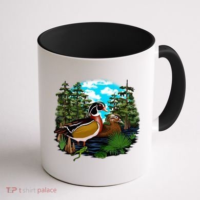 Wildlife - Ducks Portrait Coffee Mug back