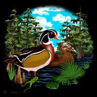 Wildlife - Ducks Portrait Women's Hoodie thumb 2