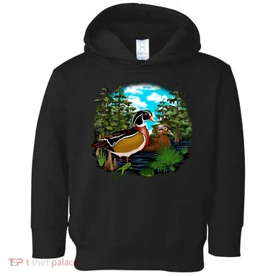 Wildlife - Ducks Portrait Toddler Hoodie