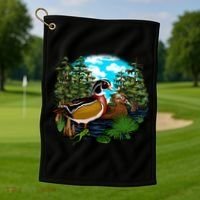 Wildlife - Ducks Portrait Golf Towel thumb 1