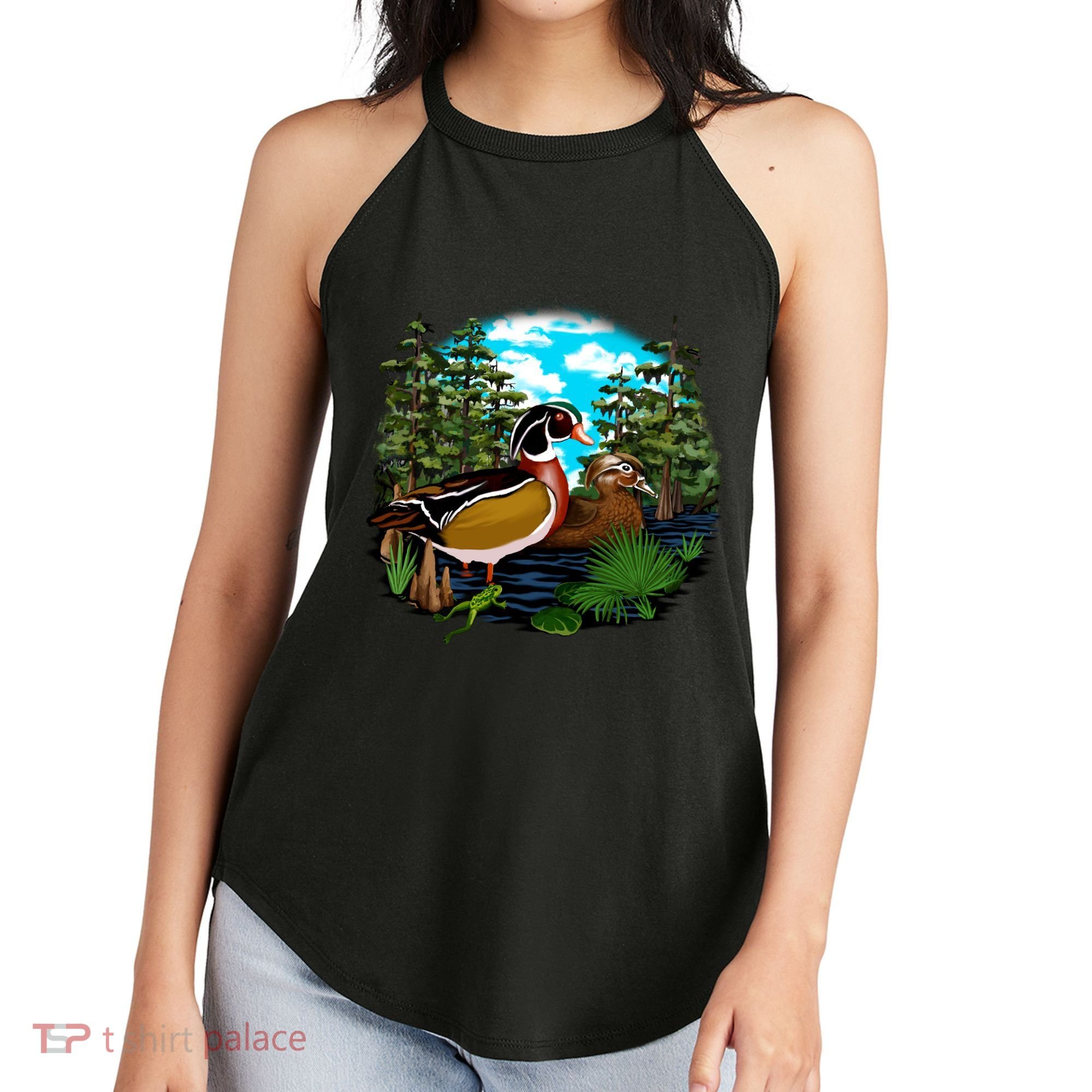 Wildlife - Ducks Portrait Women's Perfect Tri Rocker Tank