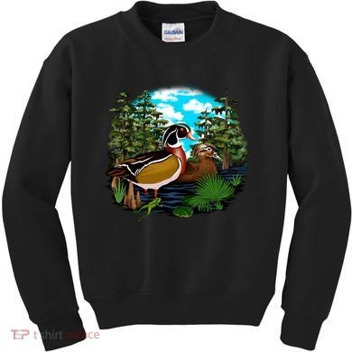 Wildlife - Ducks Portrait Kids Sweatshirt