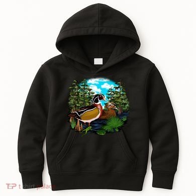 Wildlife - Ducks Portrait Kids Hoodie