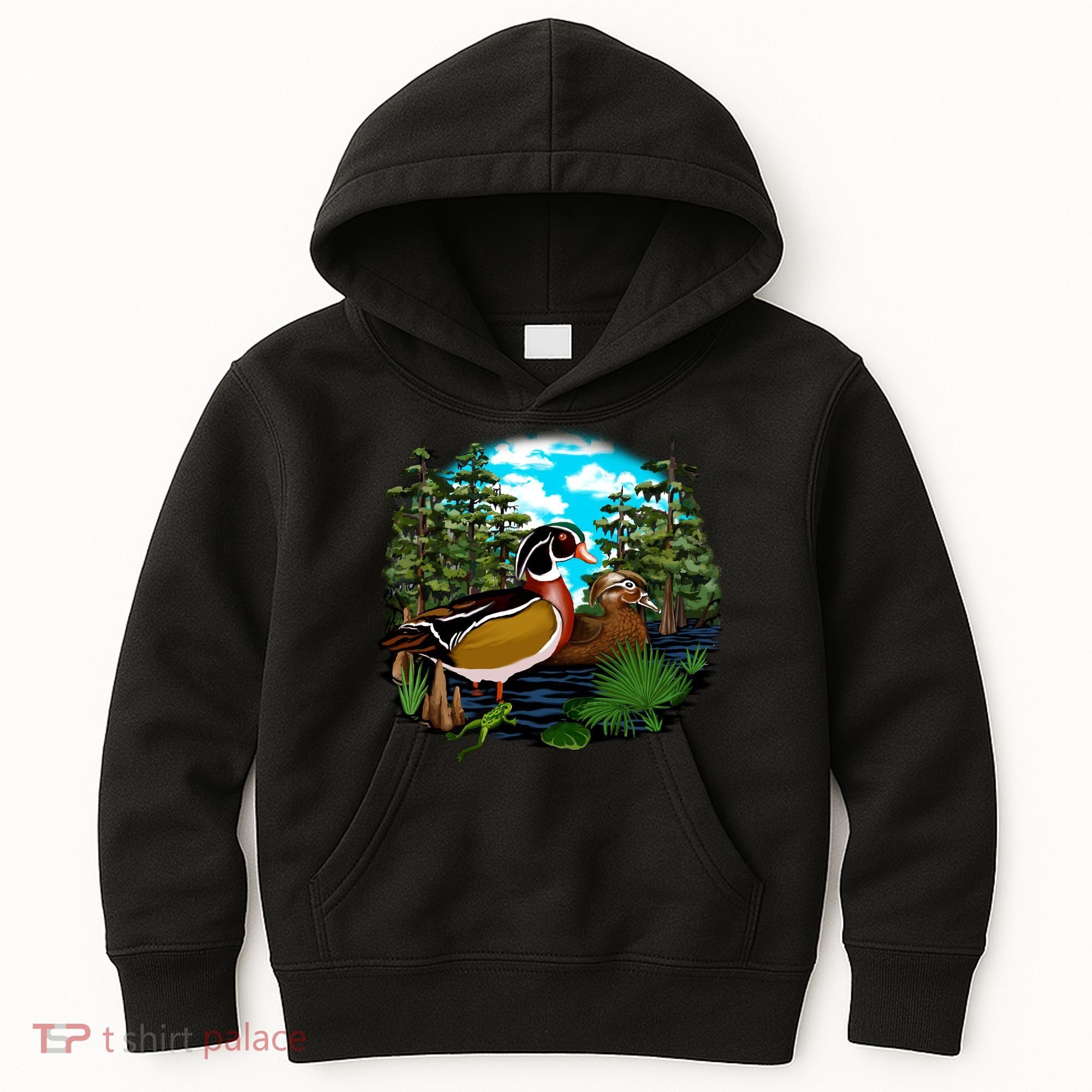 Wildlife - Ducks Portrait Kids Hoodie